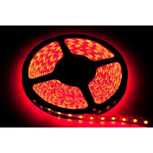 60LED STRIP. 12W Colour: Red. IP65