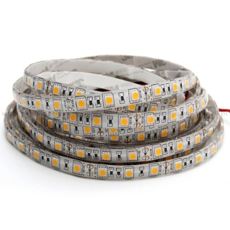 STRIP 60 LED 72W. Color Warm White. IP20. (5 meters)