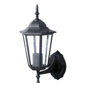Garden wall lamp Lantern V-TAC E27 Black Matt VT-749