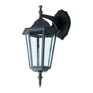 Garden wall lamp Lantern V-TAC E27 Down Black Matt VT-750