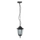 Garden Hanging Lantern on a Chain V-TAC Lamp Black Matt VT-752