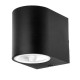 Wall Lamp V-TAC GU10 Aluminum Round Black Down IP44 VT-7651