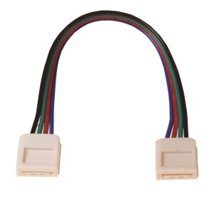 RGB LED connector 10mm. Two side connector.