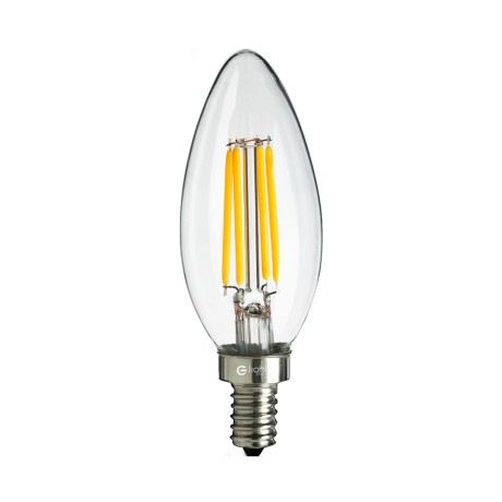 LED Filament Bulb 4W Candle E14 2700K