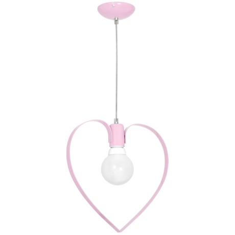Hanging lamp AMORE PINK 1xE27