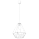 Hanging lamp BASKET WHITE 1xE27