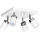JOKER WHITE/CHROME ceiling lamp 4xGU10