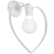 Wall lamp AMORE WHITE 1xE27