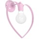 Wall lamp AMORE PINK 1xE27