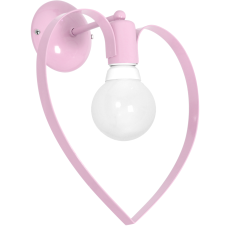 Wall lamp AMORE PINK 1xE27