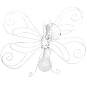 Wall lamp BUTTERFLY 2 WHITE 1xE27