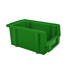 SKLADOVACÍ BOX STABIBOX TYP 3, 400x269x199 (mm), zelená barva