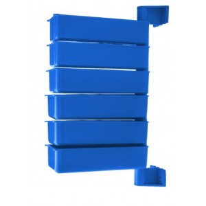 PIVOT rotating containers (set of 6) blue