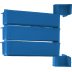 Pojemniki obrotowe PIVOT (zestaw 3 szt.) niebieskie