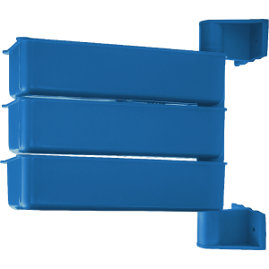 PIVOT rotating containers (set of 3) blue