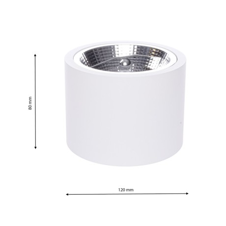 Redondo surface mounted luminaire White 1xAR111 GU10