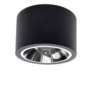 Redondo surface mounted luminaire Black 1xAR111 GU10